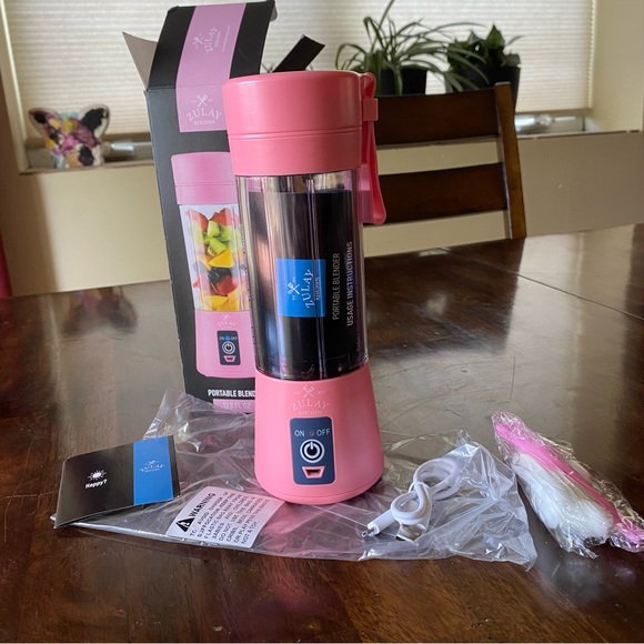Kitchen Zulay Kitchen Portable Rechargeable Blender Pink Blendjet
